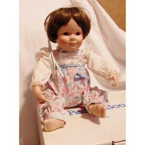 Danbury Mint Peek-A-Boo Porcelain Doll with Box Certificate